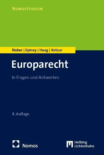 Cover: 9783756024636 | Europarecht | In Fragen und Antworten | Roland Bieber (u. a.) | Buch
