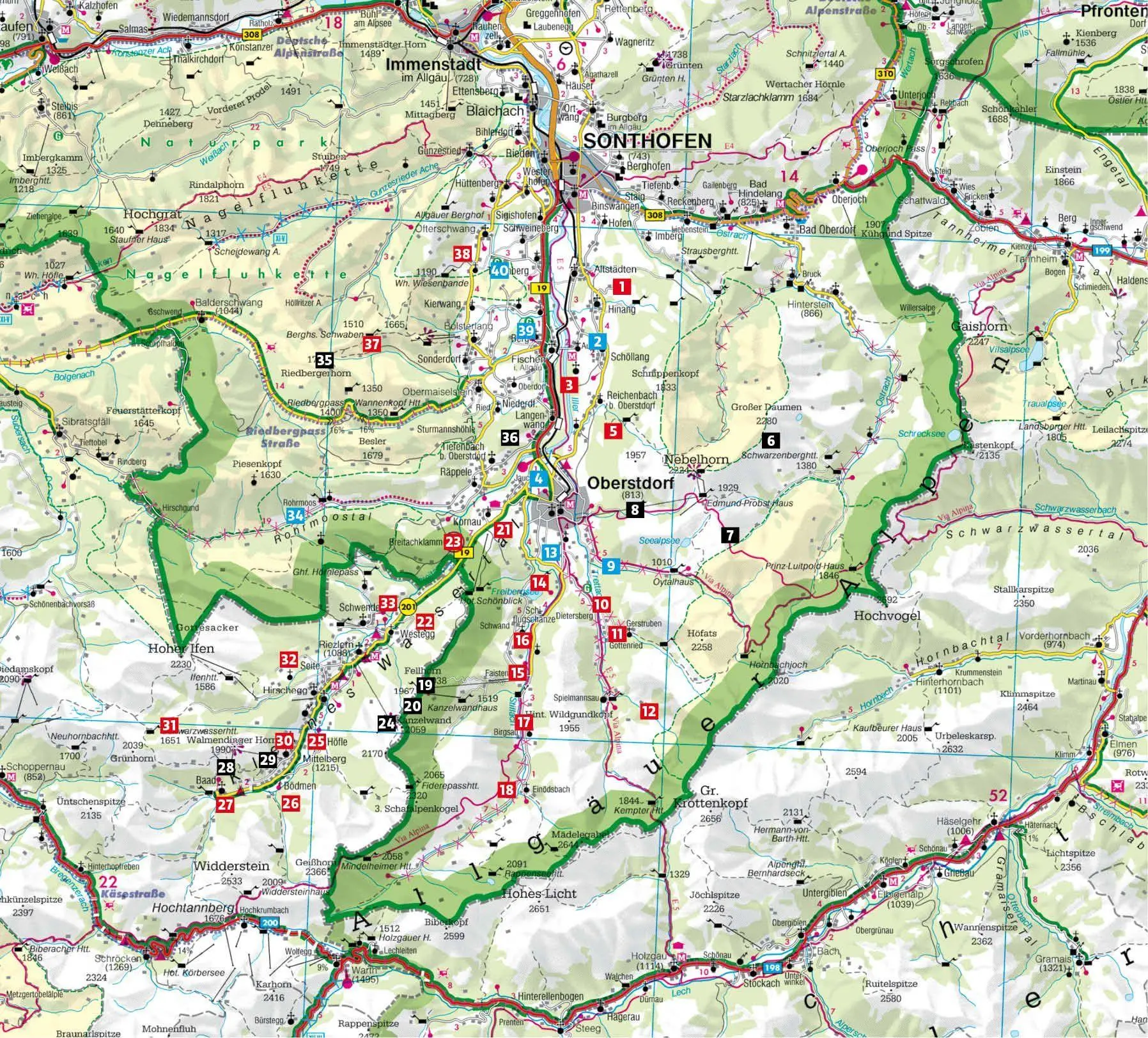 Bild: 9783763334636 | ROTHER Wanderbuch Leichte Wanderungen Oberstdorf Kleinwalsertal | Buch