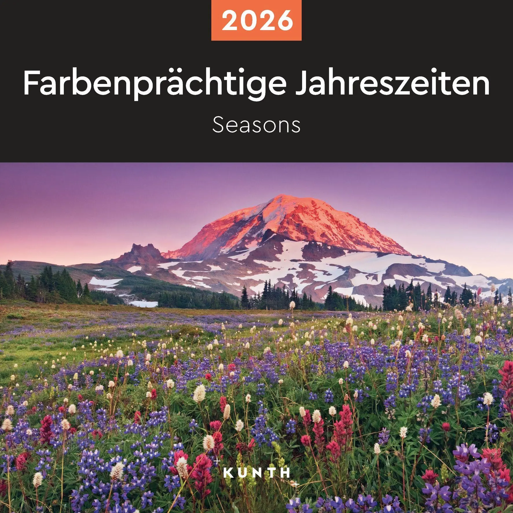 Cover: 9783965914636 | Farbenprächtige Jahreszeiten - KUNTH Broschurkalender 2026 | Kalender