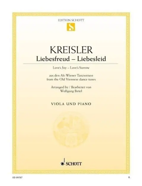 Cover: 9790001144636 | Liebesfreud - Liebesleid | Fritz Kreisler | Buch | 22 S. | Deutsch