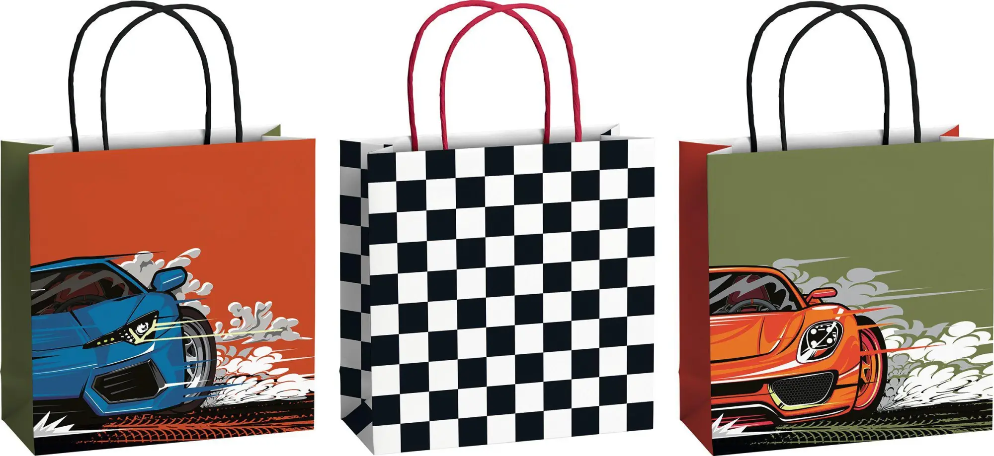 Geschenktaschen 20x8cm Schorsch rot