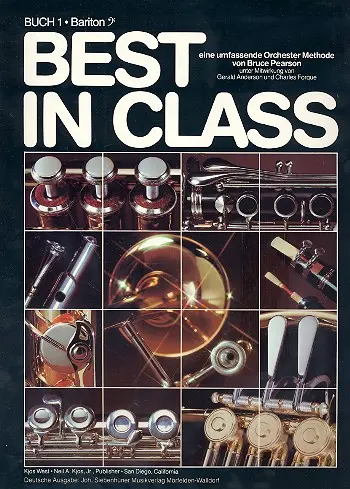 Cover: 9780849784736 | Best in Class Band 1 für Orchester Bariton im Bass-Schlüssel | Pearson