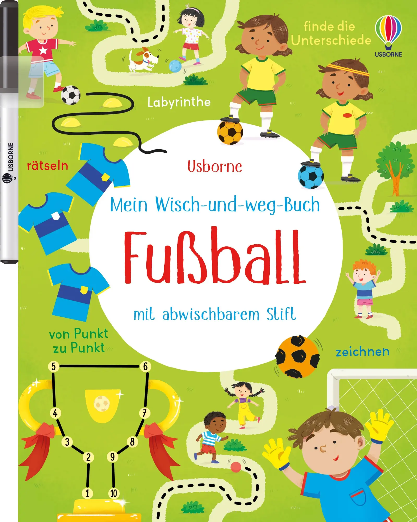 Cover: 9781035704736 | Mein Wisch-und-weg-Buch: Fußball | Kirsteen Robson | Taschenbuch
