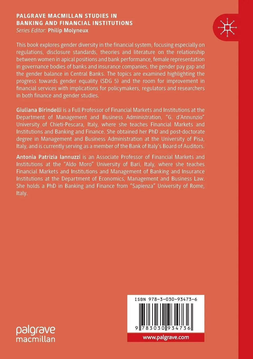 Rückseite: 9783030934736 | Women in Financial Services | Giuliana Birindelli (u. a.) | Buch | xxv