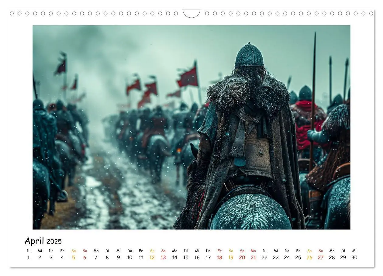 Bild: 9783383784736 | Wikinger - mutige Krieger (Wandkalender 2025 DIN A3 quer), CALVENDO...