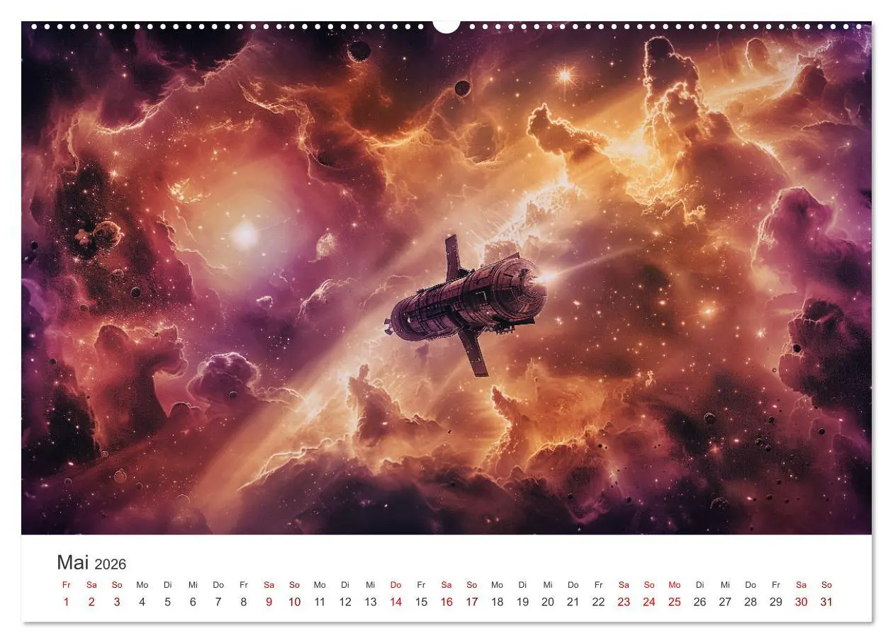 Bild: 9783457414736 | Sternenreisen - Ein kosmischer Kalender (hochwertiger Premium...