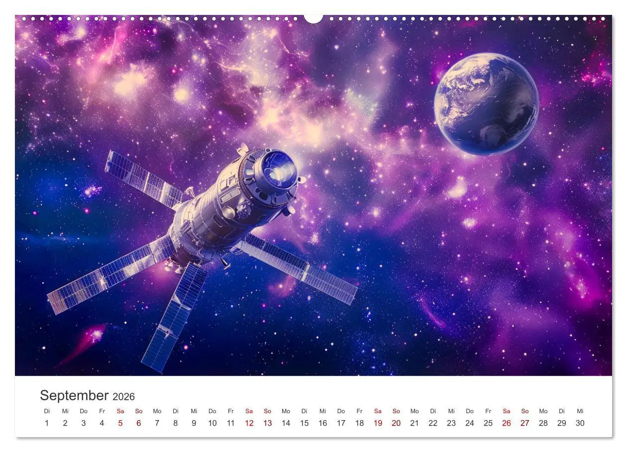 Bild: 9783457414736 | Sternenreisen - Ein kosmischer Kalender (hochwertiger Premium...