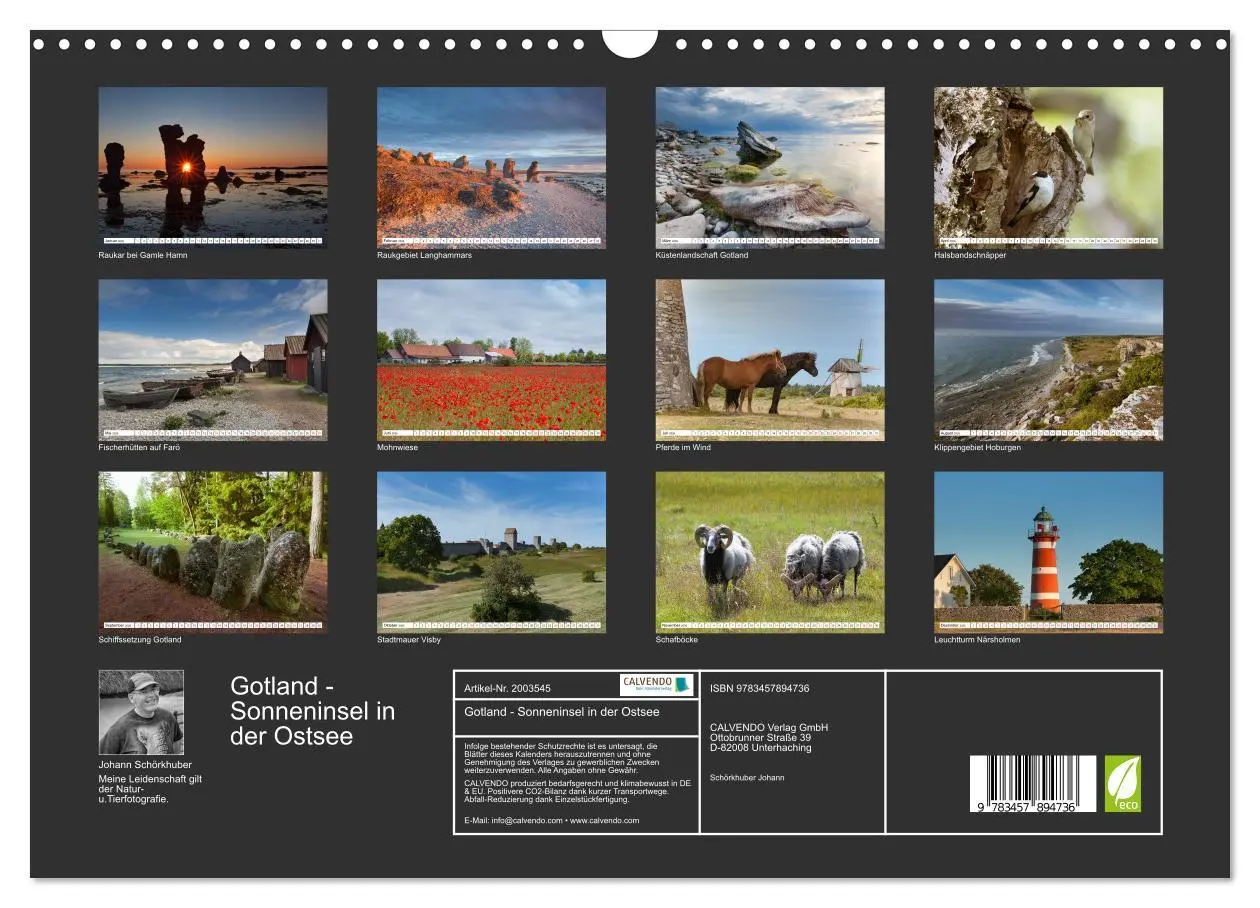 Bild: 9783457894736 | Gotland - Sonneninsel in der Ostsee (Wandkalender 2026 DIN A3...