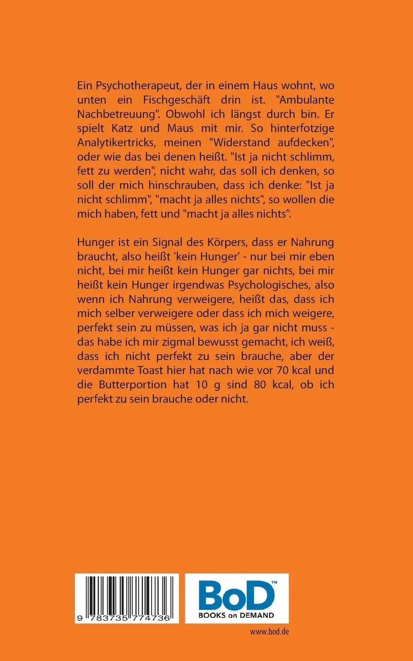 Rückseite: 9783735774736 | Checkpoint Magersucht - Innenansicht einer Anorexie | Astrid Helble