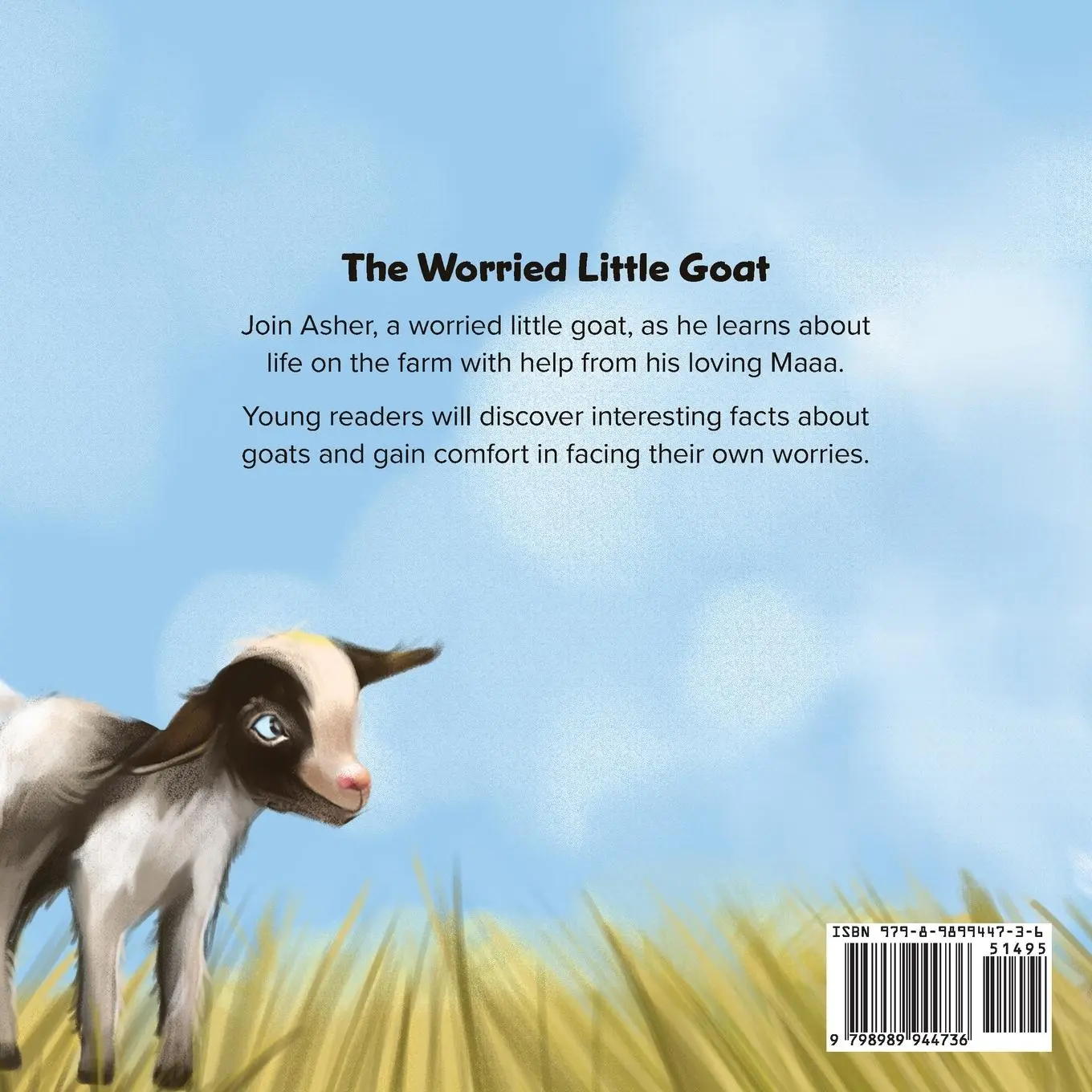 Rückseite: 9798989944736 | The Worried Little Goat | Healey E Ikerd | Taschenbuch | Englisch