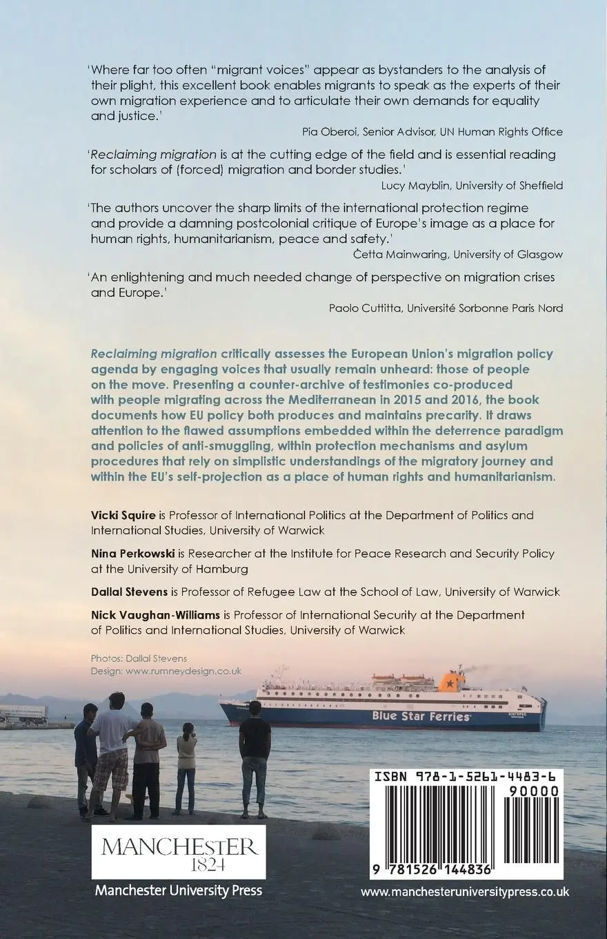 Rückseite: 9781526144836 | Reclaiming migration | Voices from Europe's 'migrant crisis' | Buch