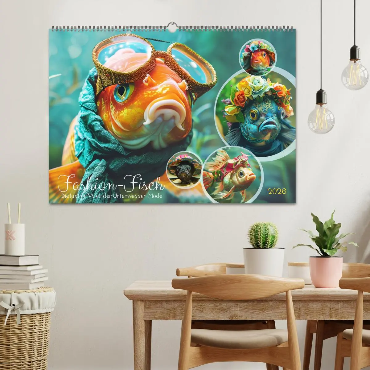 Bild: 9783457404836 | Fashion-Fisch. Die lustige Welt der Unterwasser-Mode (Wandkalender...