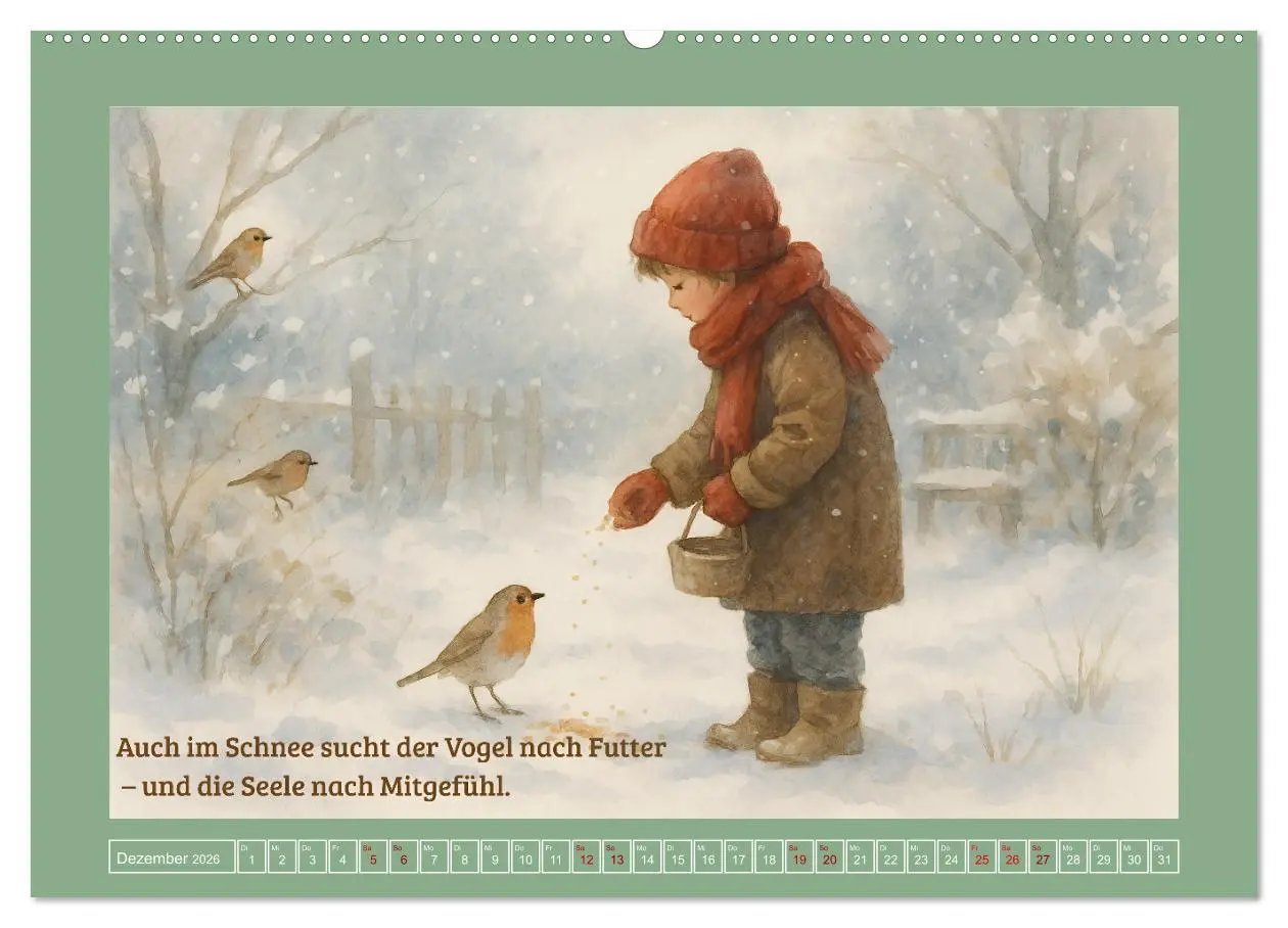 Bild: 9783516594836 | Wenn wir fühlen (Wandkalender 2026 DIN A2 quer), CALVENDO...
