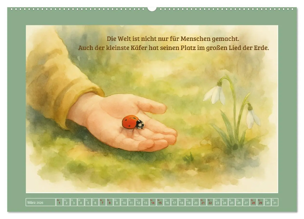 Bild: 9783516594836 | Wenn wir fühlen (Wandkalender 2026 DIN A2 quer), CALVENDO...