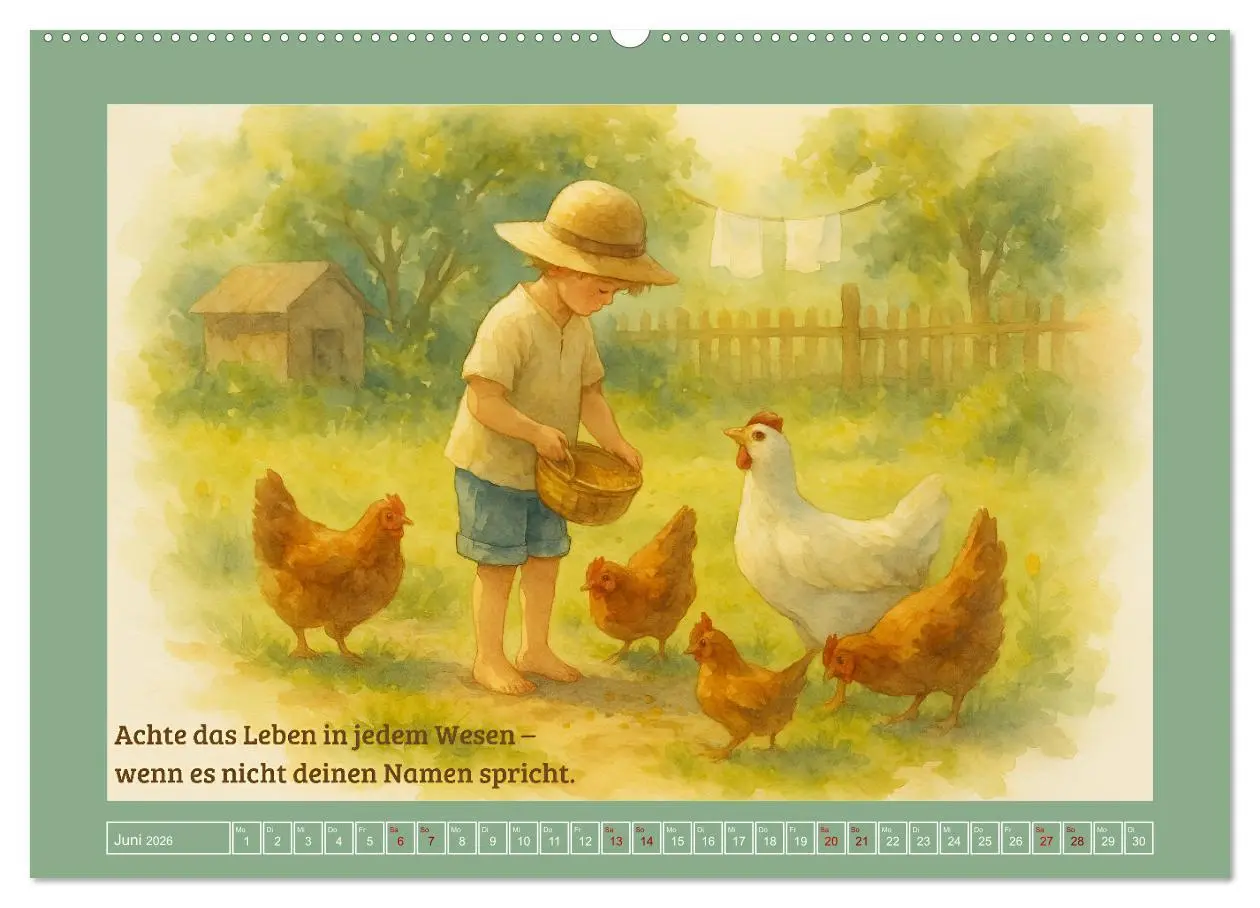 Bild: 9783516594836 | Wenn wir fühlen (Wandkalender 2026 DIN A2 quer), CALVENDO...
