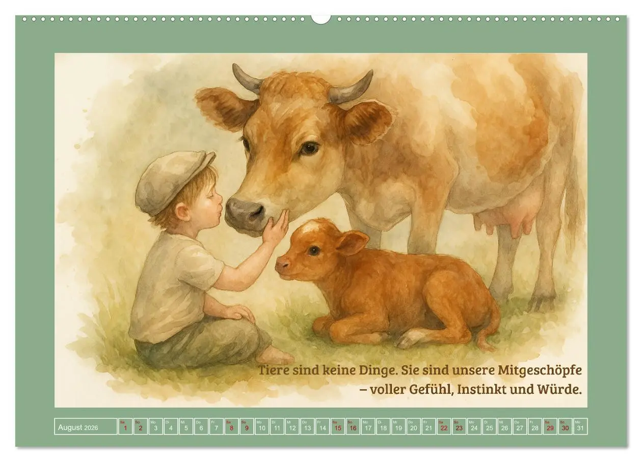 Bild: 9783516594836 | Wenn wir fühlen (Wandkalender 2026 DIN A2 quer), CALVENDO...