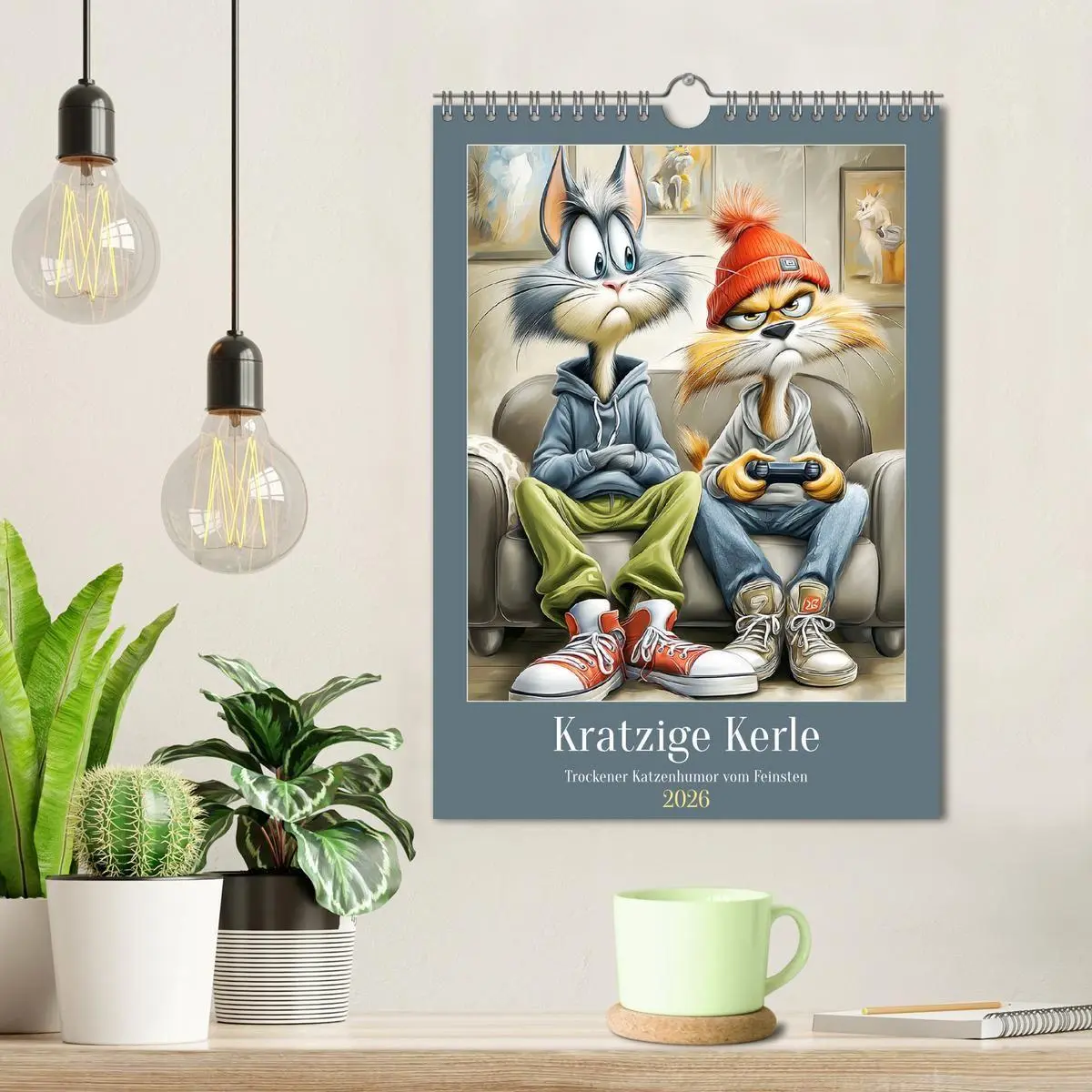 Bild: 9783516734836 | Kratzige Kerle. Trockener Katzenhumor vom Feinsten (Wandkalender...