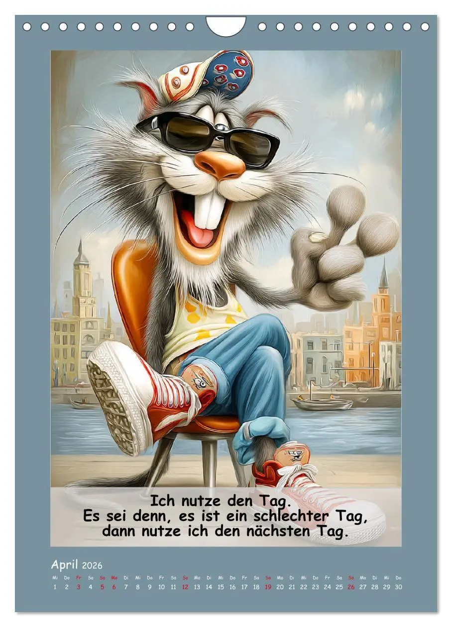 Bild: 9783516734836 | Kratzige Kerle. Trockener Katzenhumor vom Feinsten (Wandkalender...
