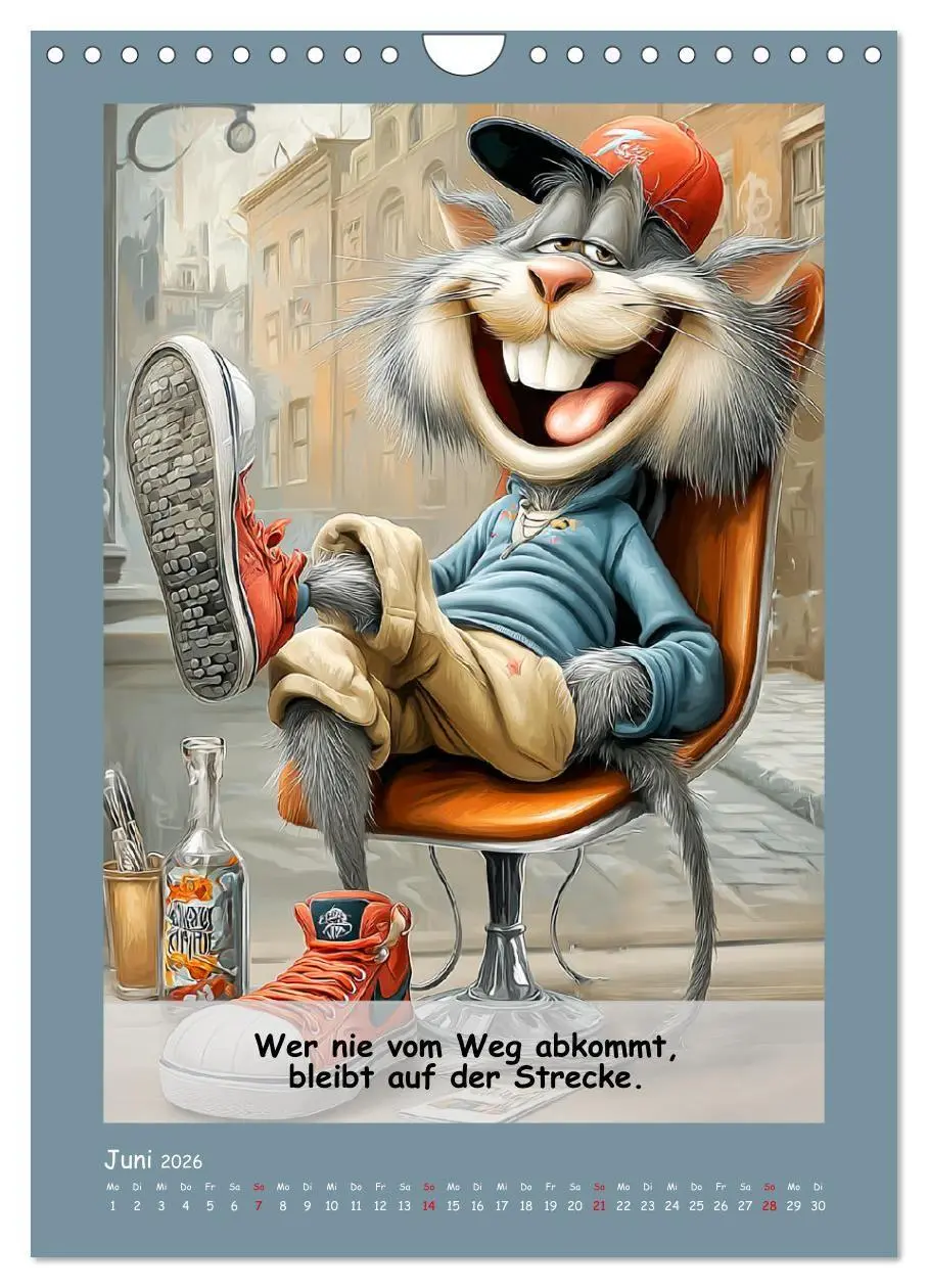 Bild: 9783516734836 | Kratzige Kerle. Trockener Katzenhumor vom Feinsten (Wandkalender...