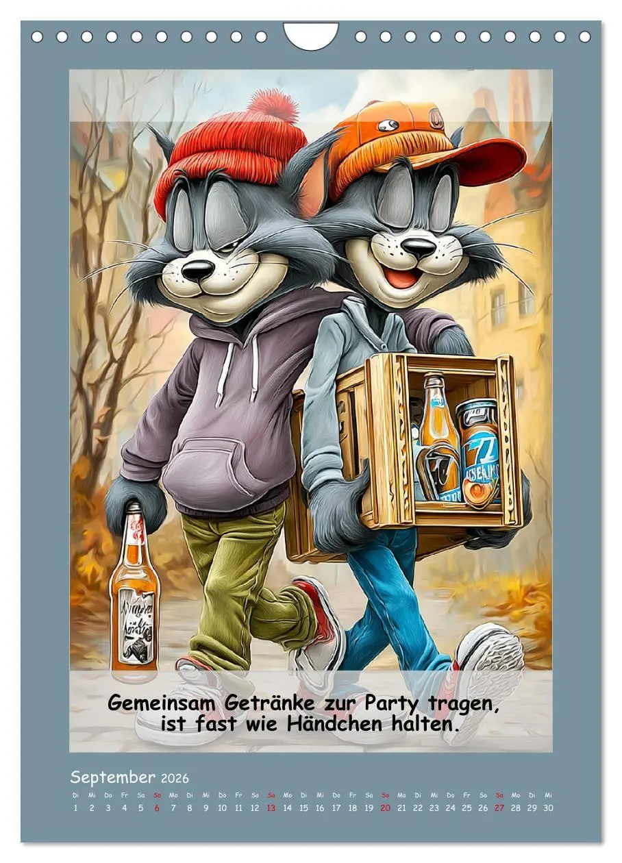 Bild: 9783516734836 | Kratzige Kerle. Trockener Katzenhumor vom Feinsten (Wandkalender...