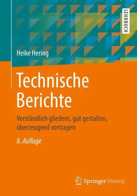 Cover: 9783658234836 | Technische Berichte | Heike Hering | Taschenbuch | Paperback | Deutsch