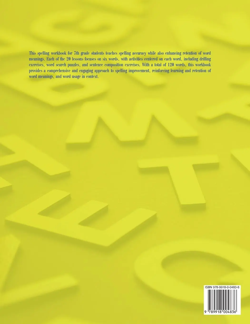 Rückseite: 9789918004836 | The Spelling Practice Workbook for 7th Grade | Natasha Attard | Buch