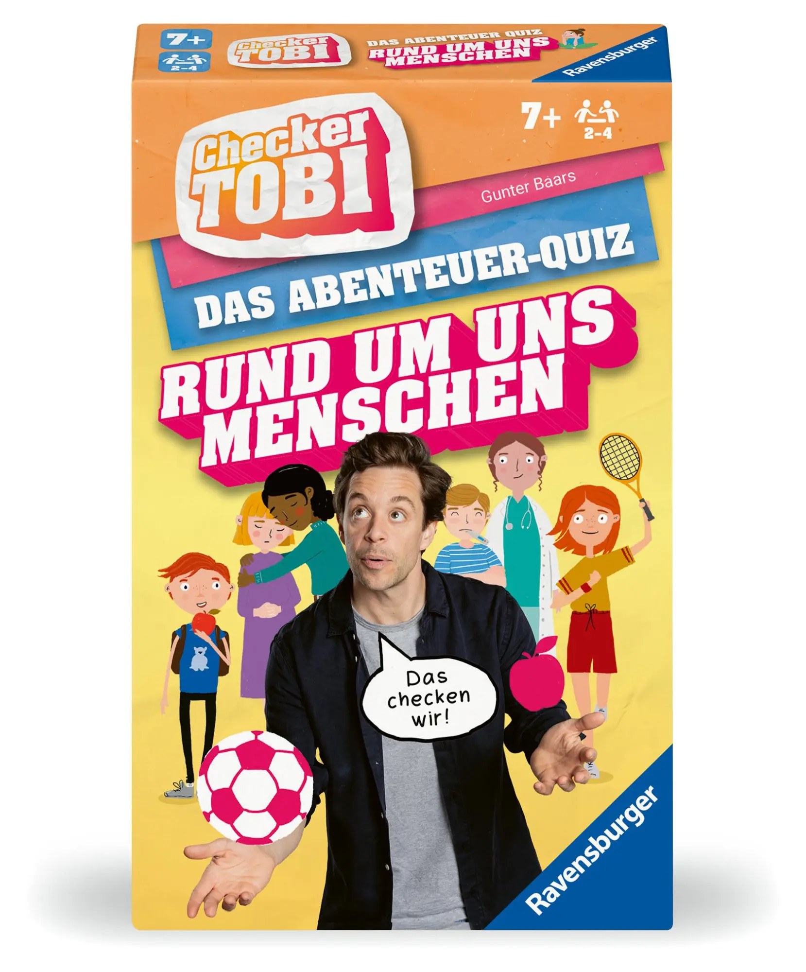 Cover: 4005556234936 | Checker Tobi: Rund um uns Menschen - Reisespiel ab 7 Jahre | Baars