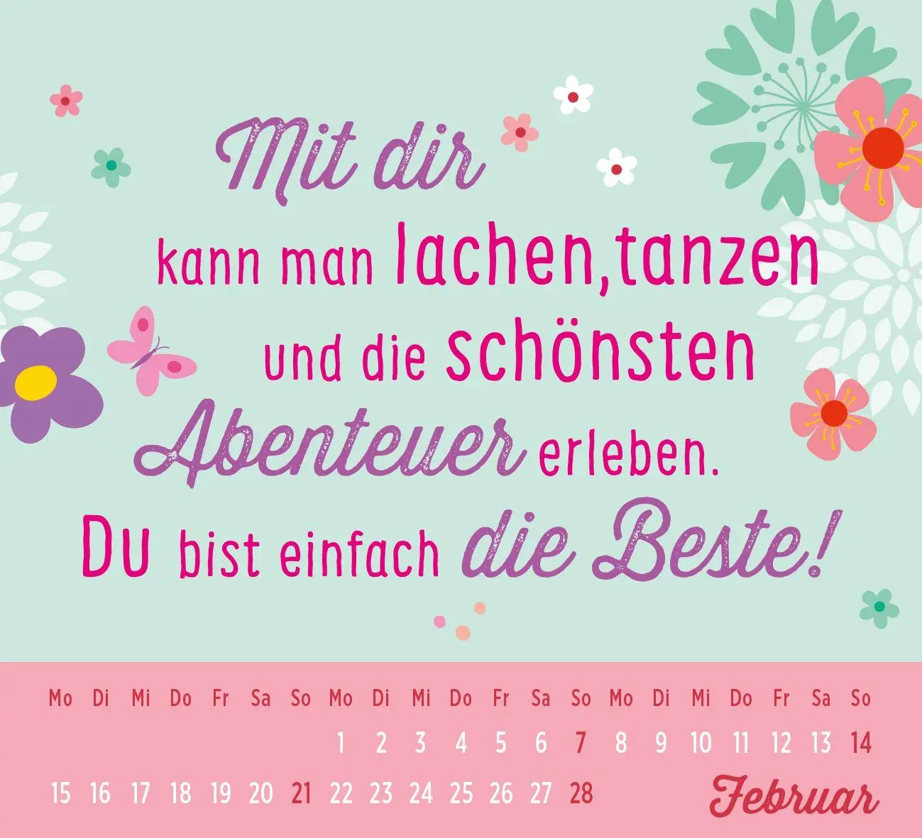 Bild: 4036442014936 | Mini-Kalender 2027: Für eine tolle Freundin wie dich | Groh Verlag
