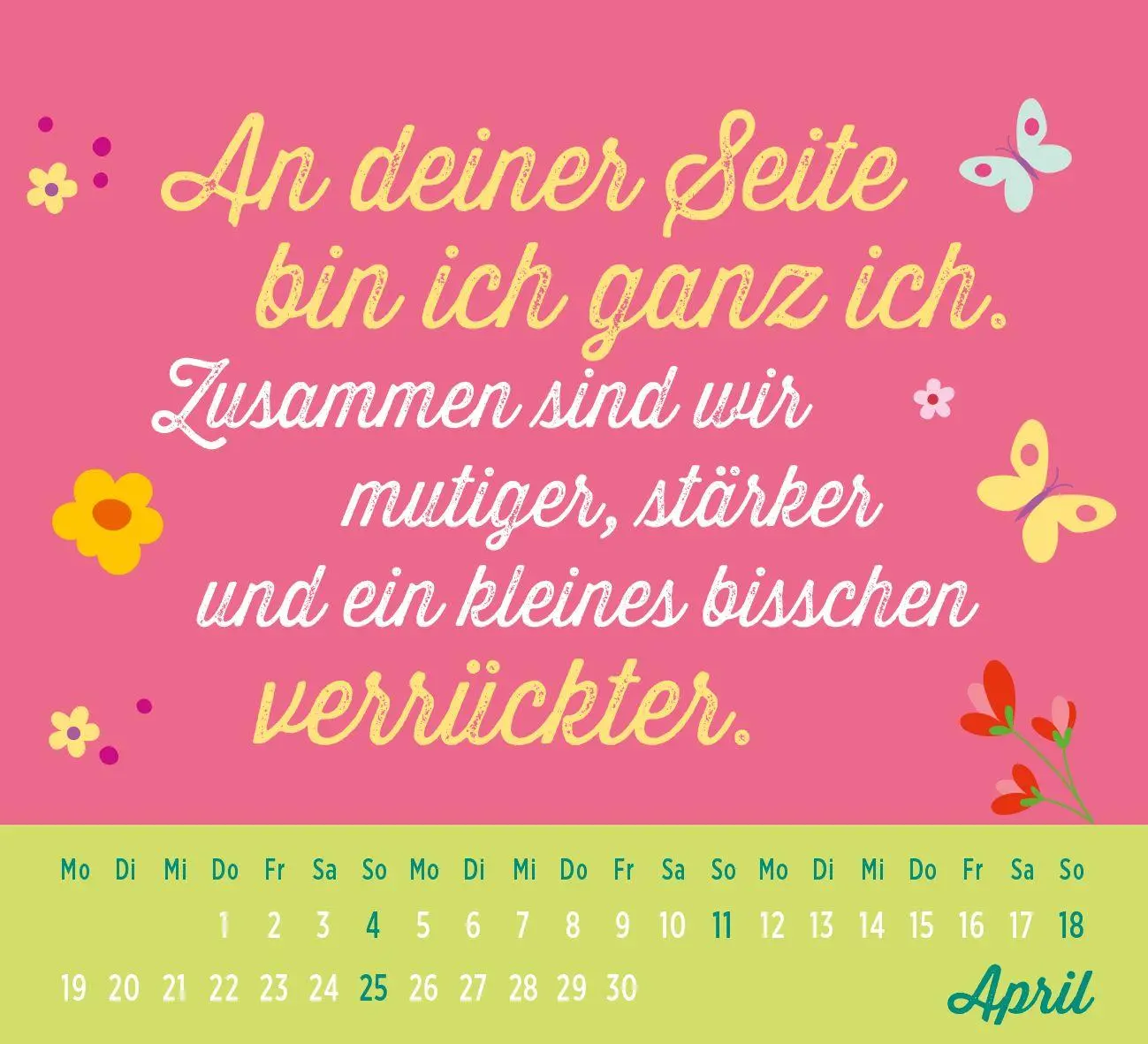 Bild: 4036442014936 | Mini-Kalender 2027: Für eine tolle Freundin wie dich | Groh Verlag