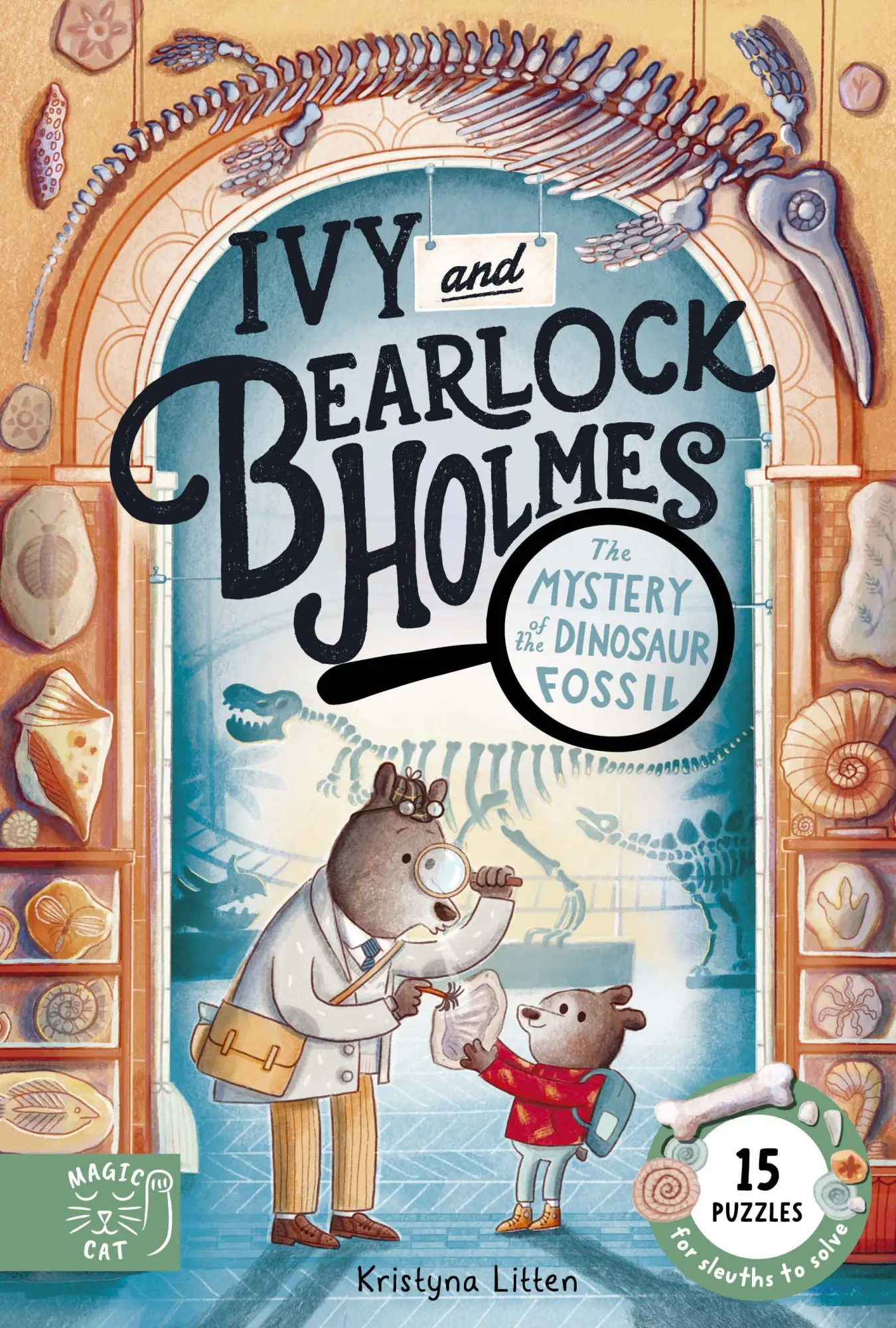 Cover: 9781917044936 | The Mystery of the Dinosaur Fossil (Ivy and Bearlock 2) | Litten