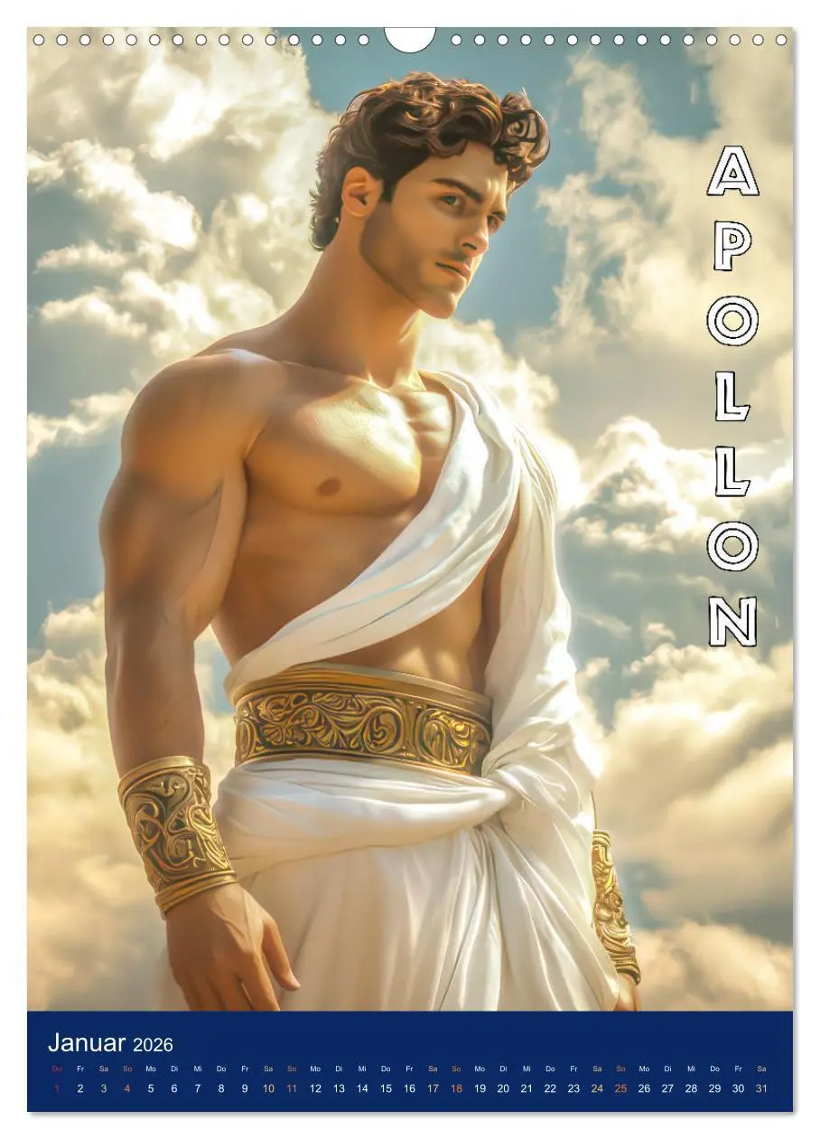 Bild: 9783457254936 | Zeus - Umringt von griechischen Göttern (Wandkalender 2026 DIN A3...