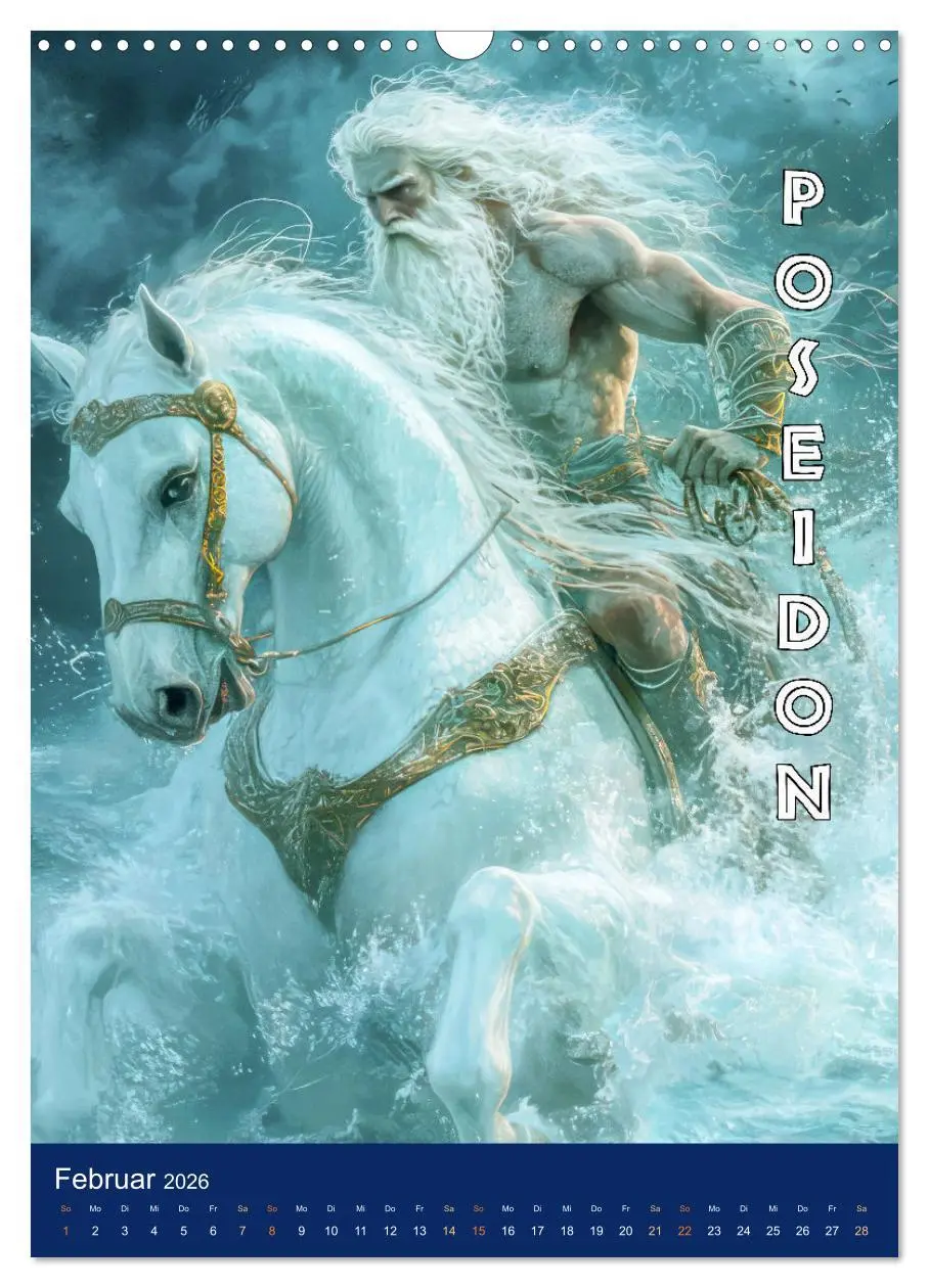 Bild: 9783457254936 | Zeus - Umringt von griechischen Göttern (Wandkalender 2026 DIN A3...