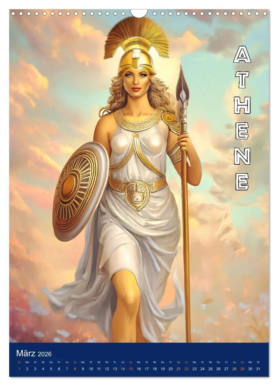 Bild: 9783457254936 | Zeus - Umringt von griechischen Göttern (Wandkalender 2026 DIN A3...