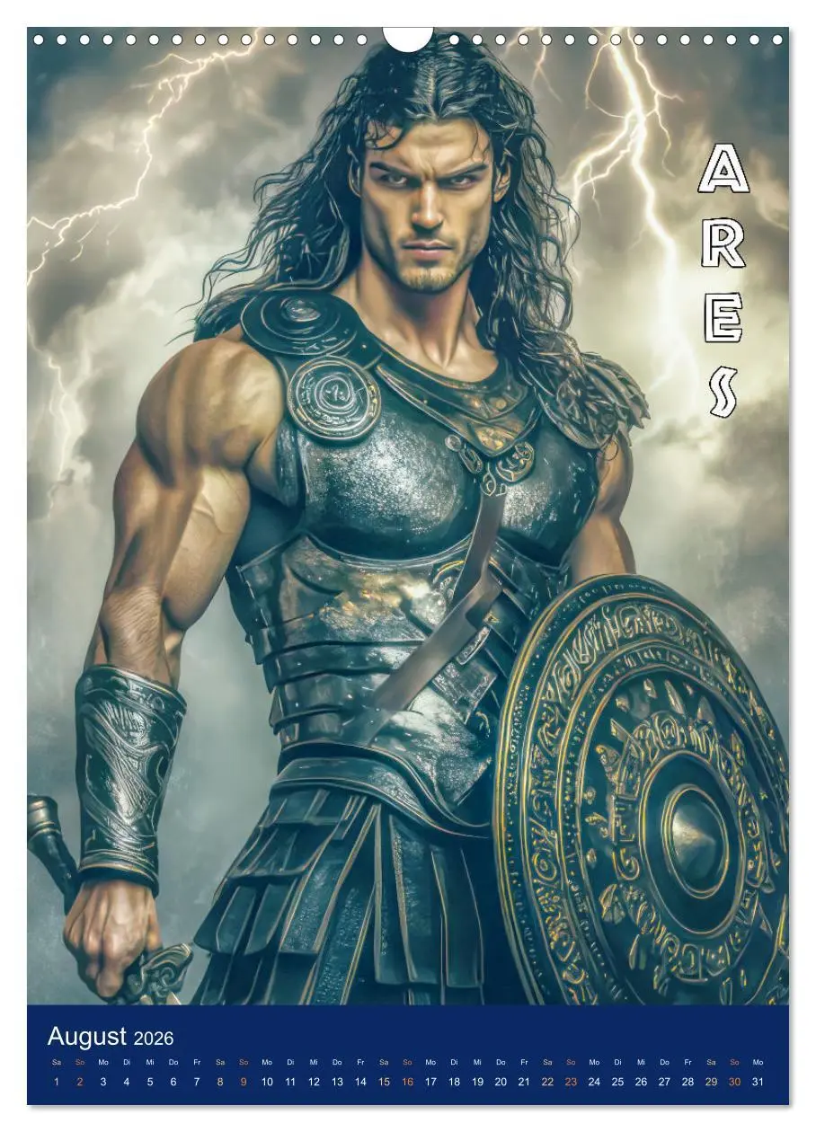 Bild: 9783457254936 | Zeus - Umringt von griechischen Göttern (Wandkalender 2026 DIN A3...