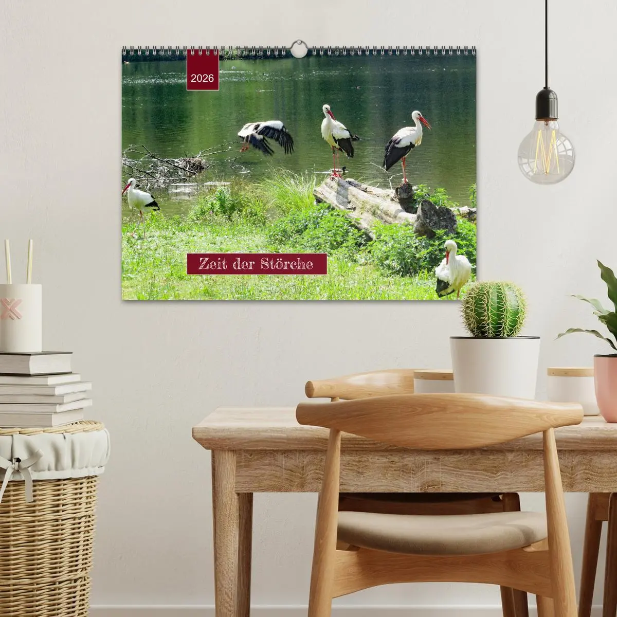 Bild: 9783457564936 | Zeit der Störche (Wandkalender 2026 DIN A3 quer), CALVENDO...