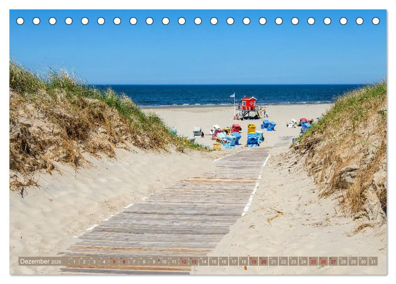 Bild: 9783457634936 | Inselliebe Langeoog (Tischkalender 2026 DIN A5 quer), CALVENDO...