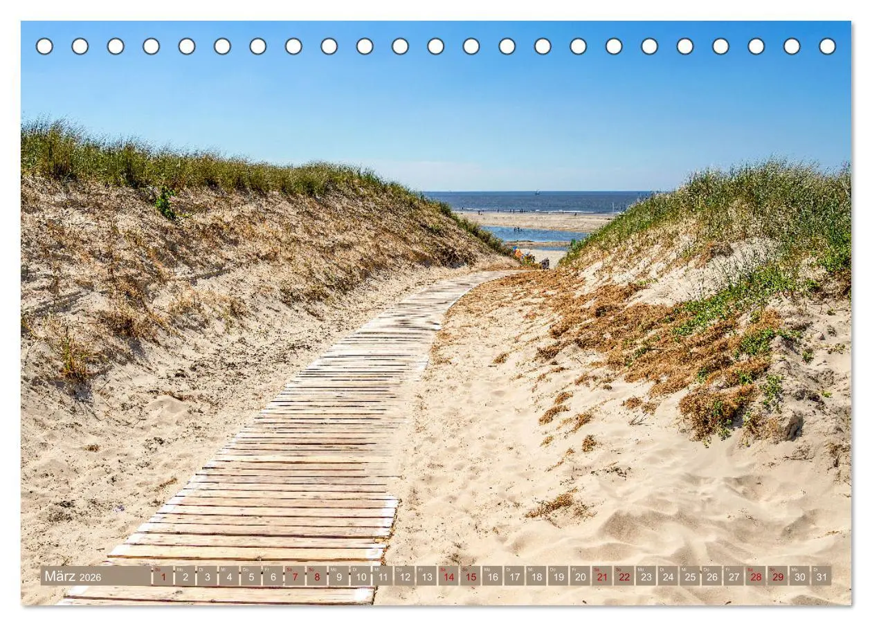 Bild: 9783457634936 | Inselliebe Langeoog (Tischkalender 2026 DIN A5 quer), CALVENDO...