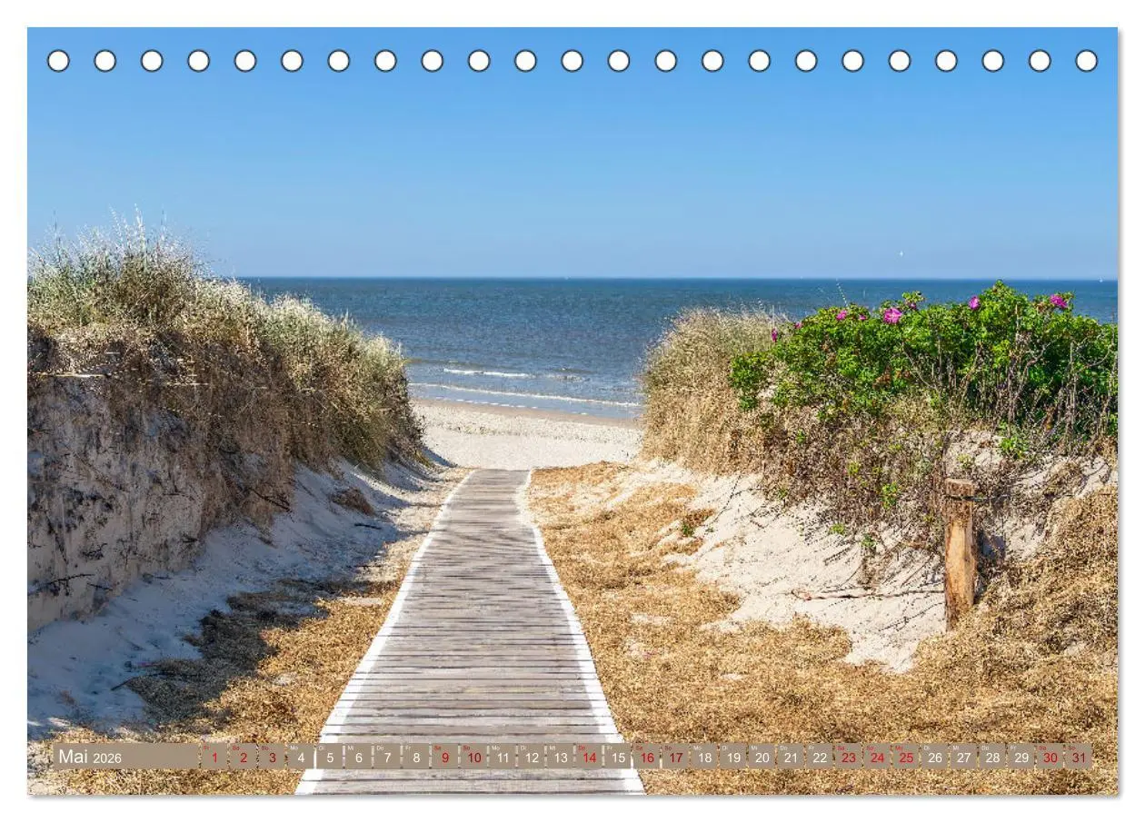 Bild: 9783457634936 | Inselliebe Langeoog (Tischkalender 2026 DIN A5 quer), CALVENDO...