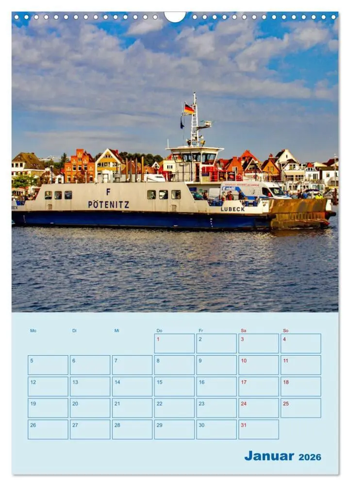 Bild: 9783516274936 | Priwall bei Travemünde - Terminplaner (Wandkalender 2026 DIN A3...