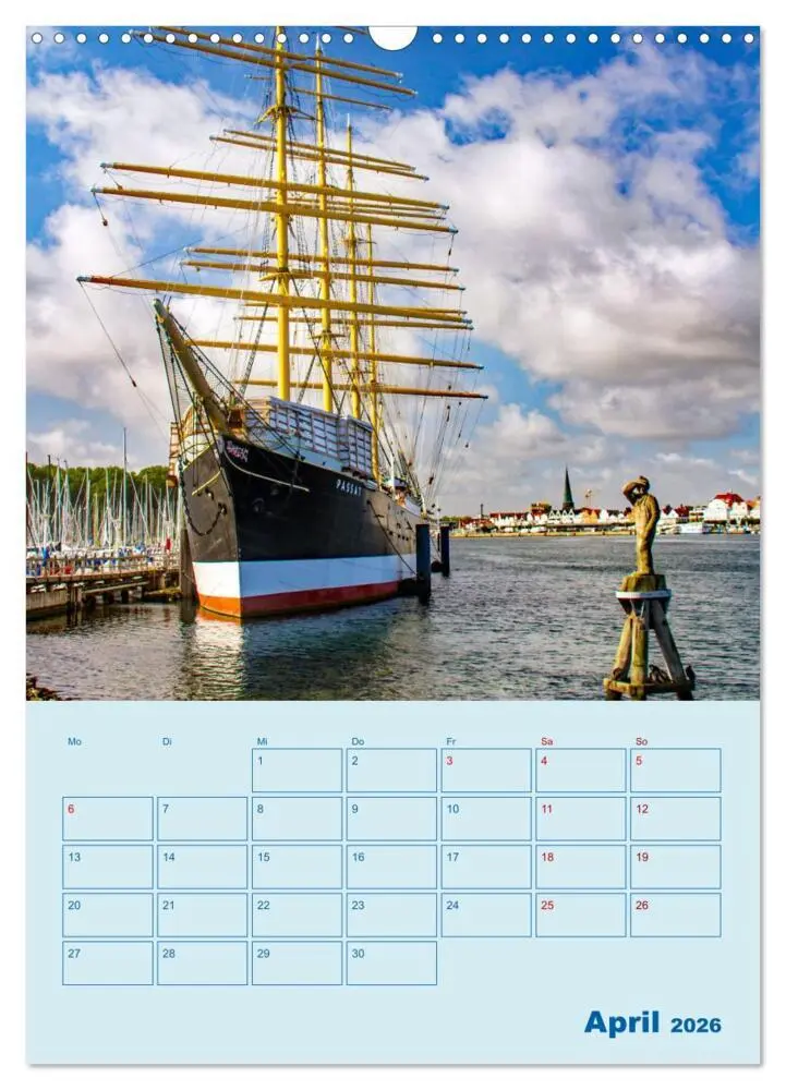 Bild: 9783516274936 | Priwall bei Travemünde - Terminplaner (Wandkalender 2026 DIN A3...