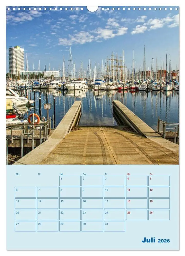 Bild: 9783516274936 | Priwall bei Travemünde - Terminplaner (Wandkalender 2026 DIN A3...