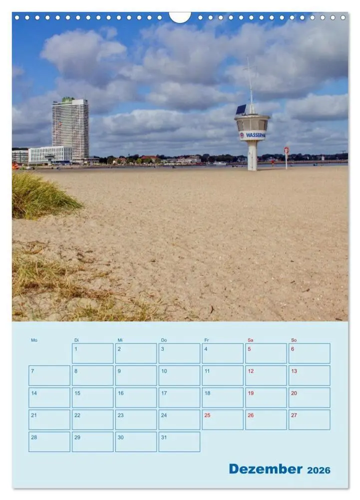 Bild: 9783516274936 | Priwall bei Travemünde - Terminplaner (Wandkalender 2026 DIN A3...