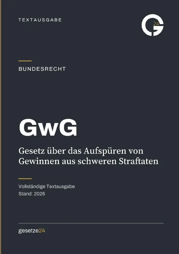 Cover: 9783565544936 | GwG - Gesetz über das Aufspüren von Gewinnen aus schweren Straftaten