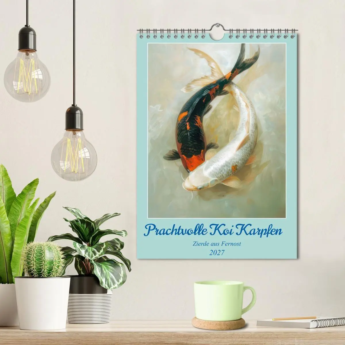 Bild: 9783569124936 | Prachtvolle Koi Karpfen Zierde aus Fernost (Wandkalender 2027 DIN...