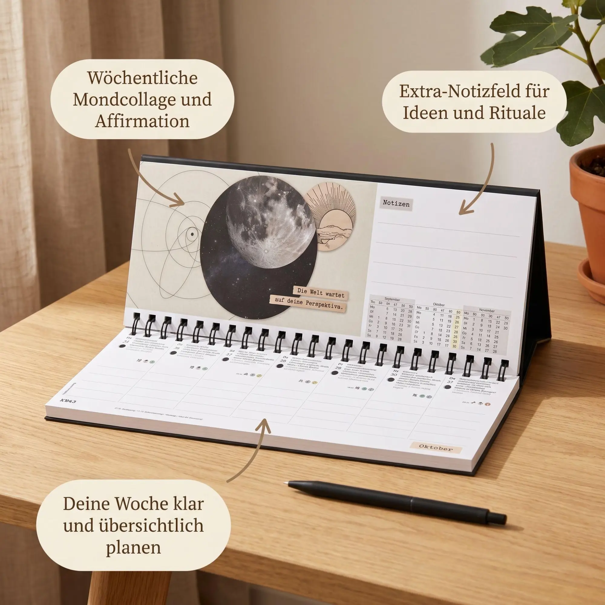 Bild: 4069095015036 | Einfach mit dem Mond 2027 | Neumann Verlage GmbH &amp; Co KG | Kalender