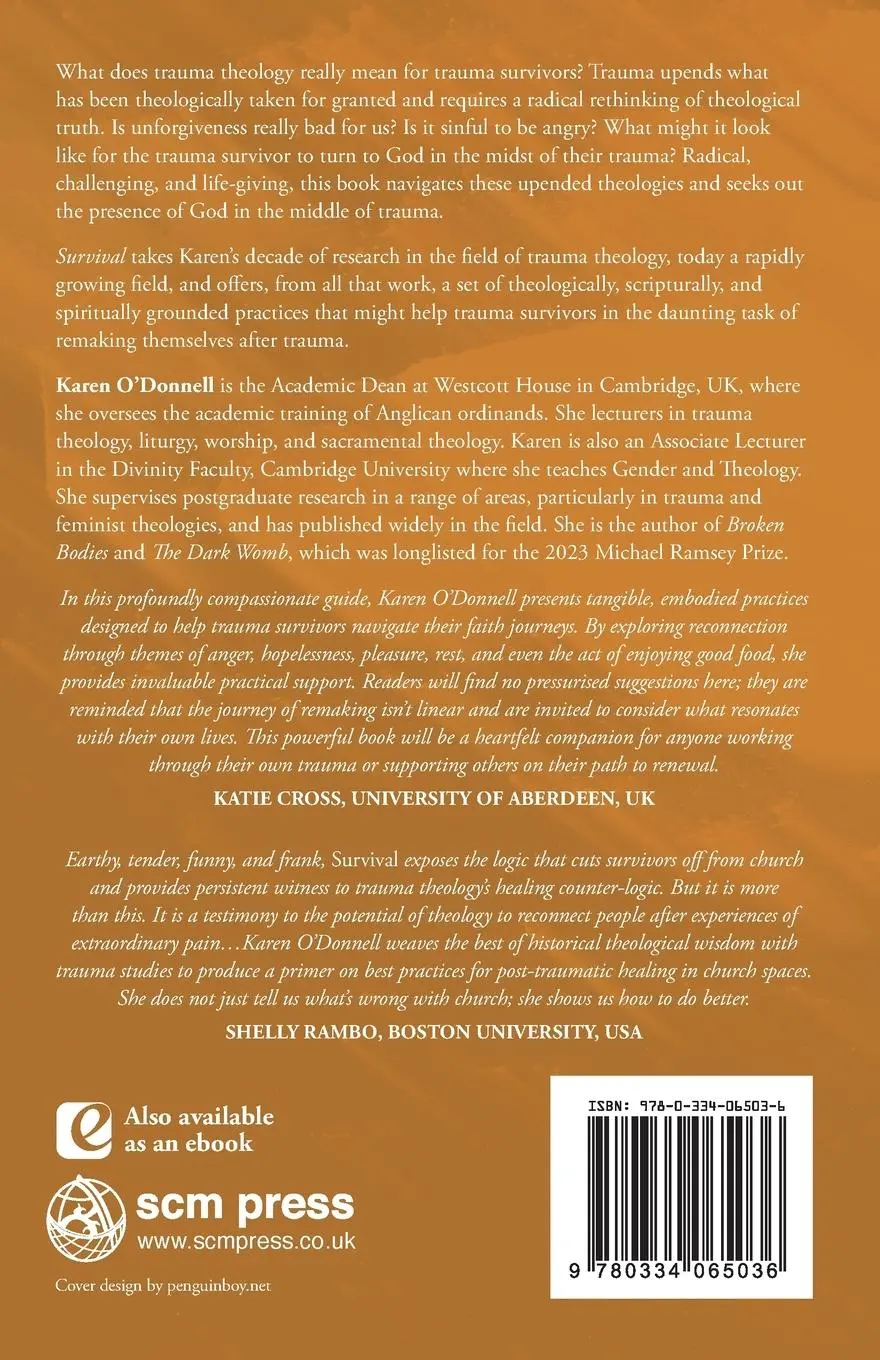 Rückseite: 9780334065036 | Survival | Radical Spiritual Practices for Trauma Survivors | Buch