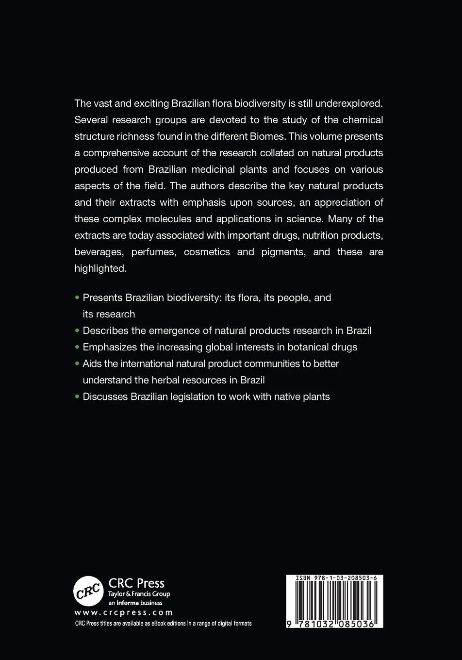 Rückseite: 9781032085036 | Brazilian Medicinal Plants | Luzia Valentina Modolo (u. a.) | Buch