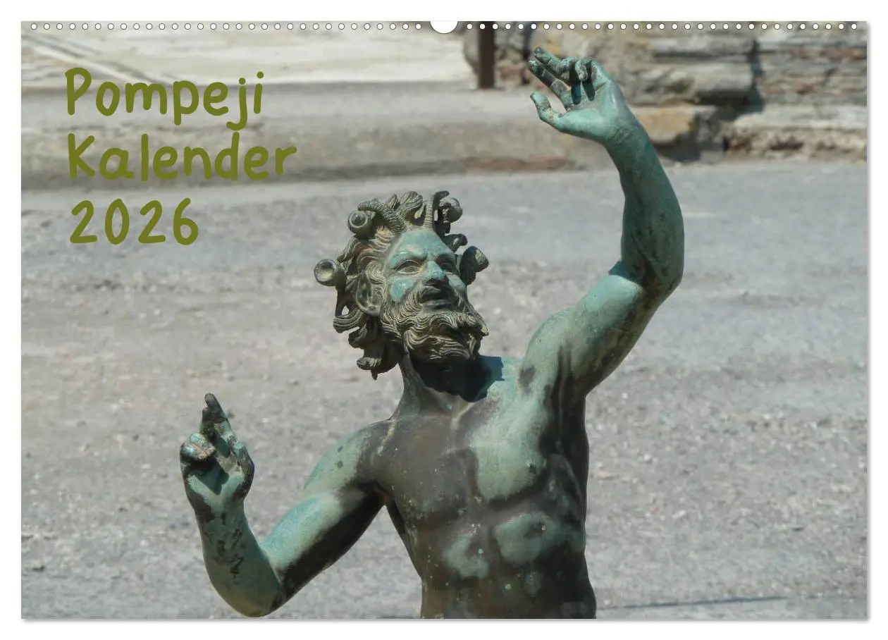 Cover: 9783516235036 | Pompeji-Kalender (Wandkalender 2026 DIN A2 quer), CALVENDO...
