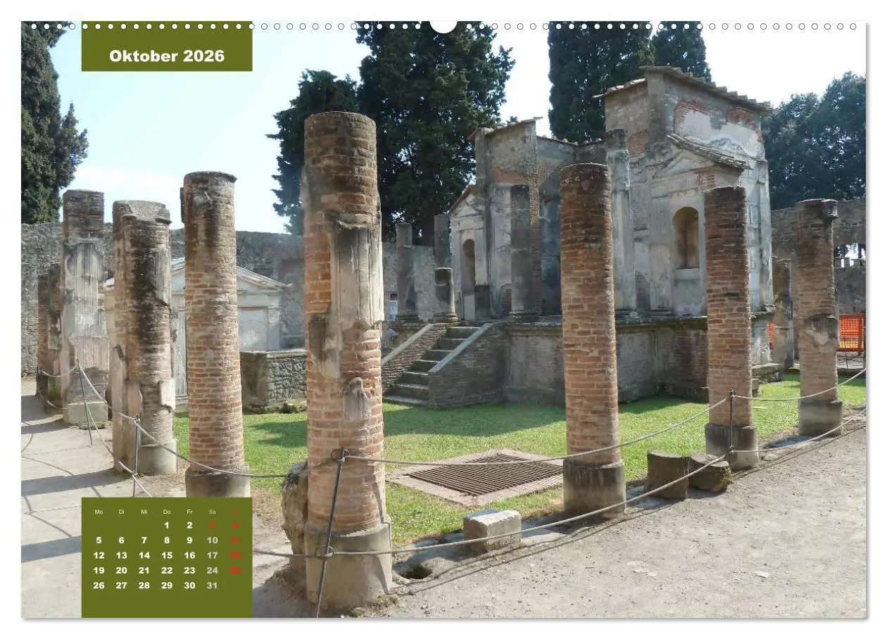 Bild: 9783516235036 | Pompeji-Kalender (Wandkalender 2026 DIN A2 quer), CALVENDO...