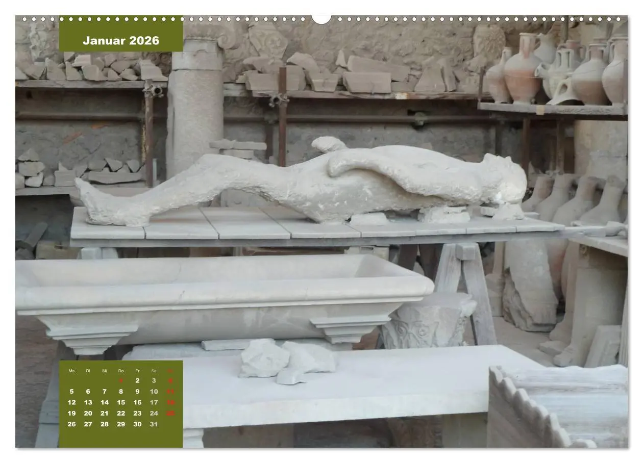Bild: 9783516235036 | Pompeji-Kalender (Wandkalender 2026 DIN A2 quer), CALVENDO...